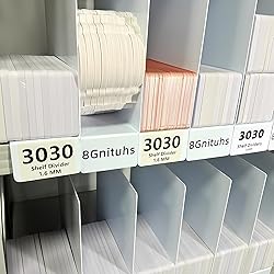 50Pcs 3030 Shelf dividers/numbered stickers/number