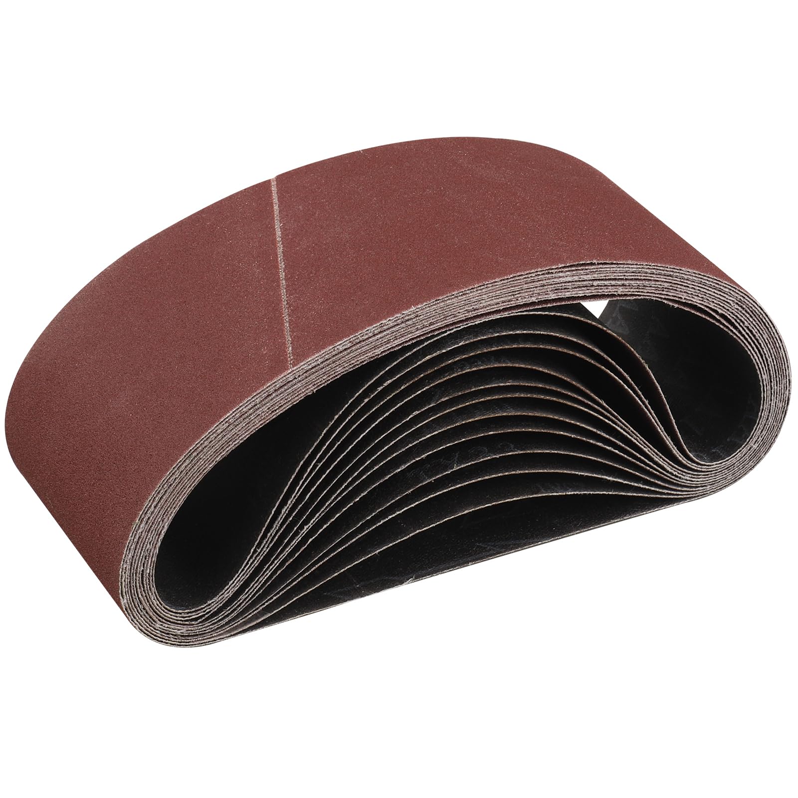 STEBRUAM Sanding Belt 75 x 457 mm,12PCS 180 Grit