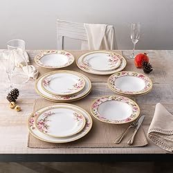 Noritake Hertford 12-Piece Set, Service for 4t in