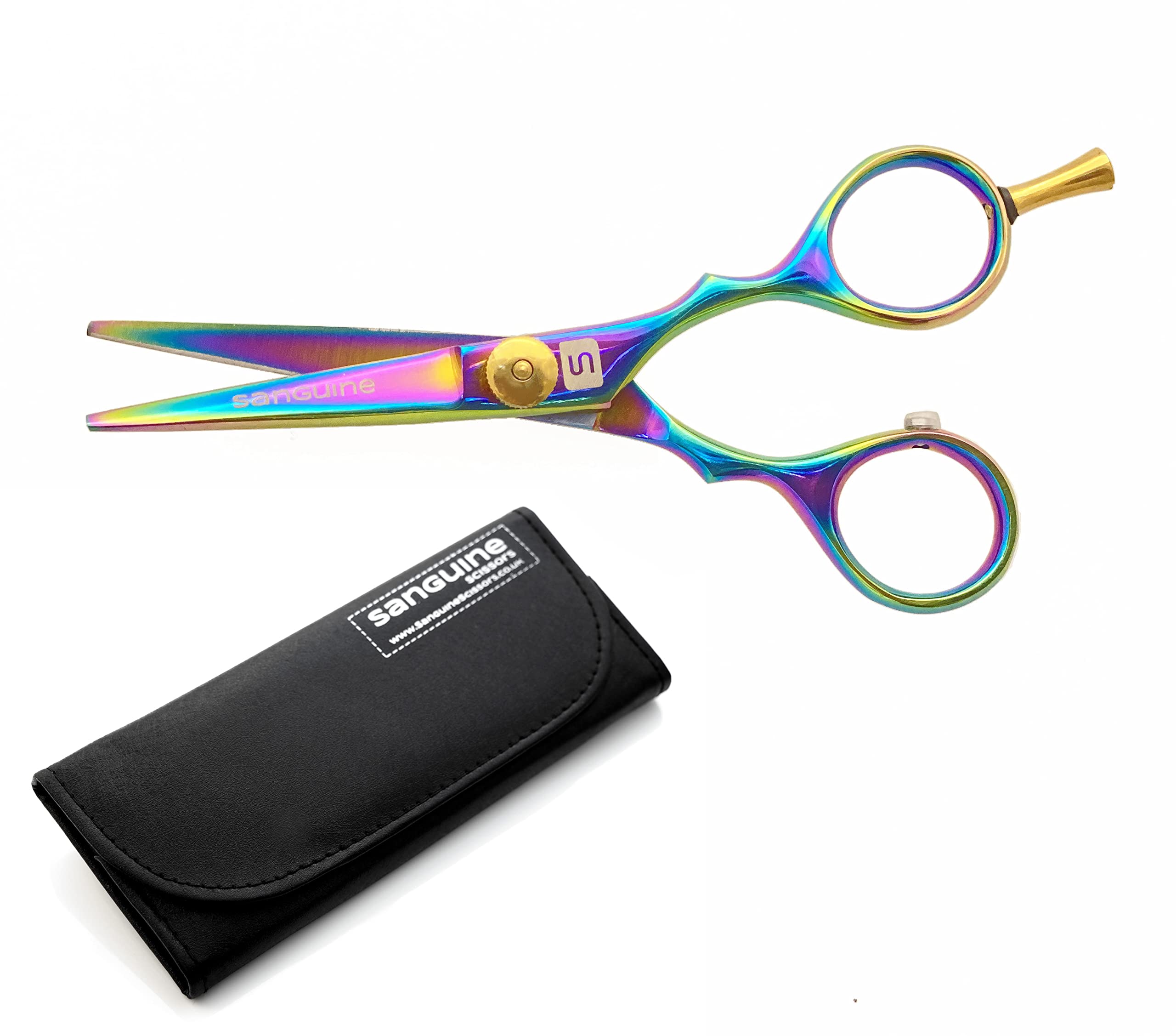 Professional Beard and Moustache Trimming Scissors 5 inch - Titanium
