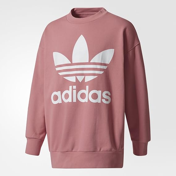 Amazon Co Jp アディダス オリジナルス Adidas Originals レディース オリジナルス Adicolor クルーネック スウェット Ac Crew ローピンク Bq1806 服 ファッション小物