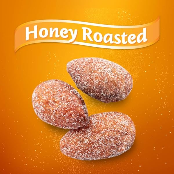 BLUE DIAMOND ALMONDS HONEY ROASTED SNACK ALMONDS, HONEY ROASTED, 1 POUND (PACK OF 1)