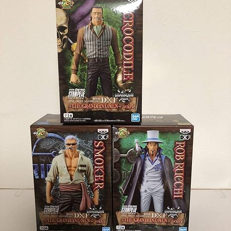 Amazon 劇場版 ワンピース スタンピード The Grandline Men Vol 3vol 4 スモーカー ルッチ クロコダイル フィギュア ドール 通販