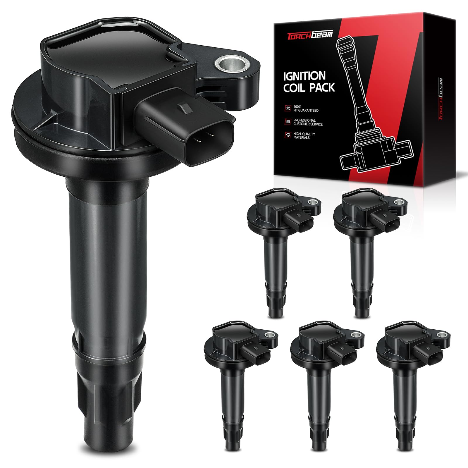 Torchbeam 6 Packs Ignition Coil DG520 Fit for