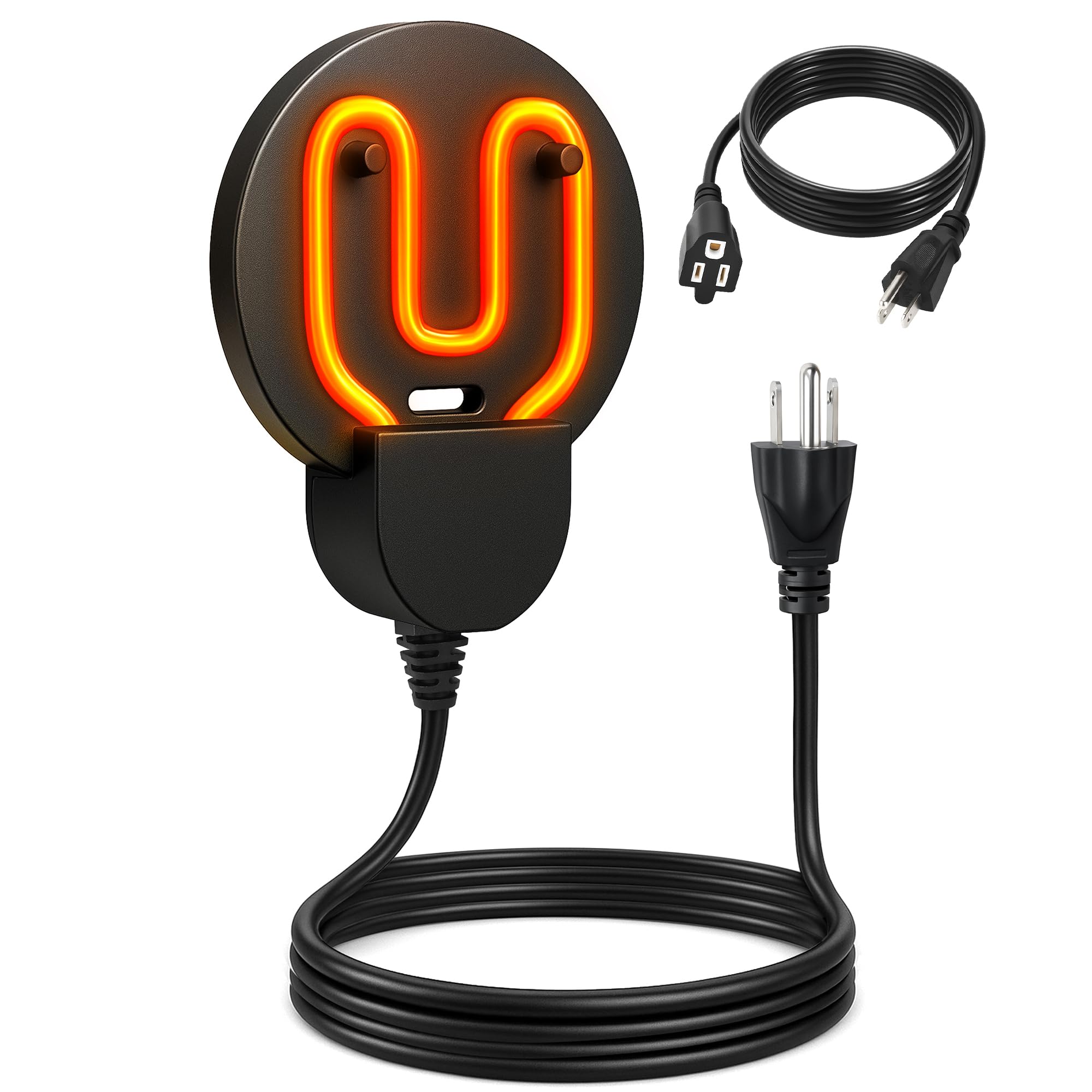 Photo 1 of Chicken Water Heater for Winter with Immersion Design, Bird Bath & Livestock De-Icer, Fish Tank and Water Trough Heater with Automatic Thermostat — Prevents Freezing for Poultry, Turtle & Koi Pond