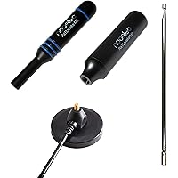 Nooelec RaTLSnake M6 v2 - Premium 3-Antenna Bundle for NESDR, RTL-SDR, HackRF, and other Software Defined Radios. Magnetic Wh