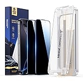MAGIC JOHN 3rd Gen Upgraded for iPhone 16 Pro Privacy Screen Protector 6.3 Inch, 25°Anti-Spy Screen, Shockproof Tempered Glass, Auto Dust-Removal, Bubble Free, Easy Installation, 2 Pack