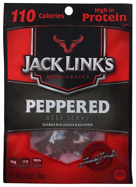 JACK LINKS 10000008421 1.25 OZ PEPP BEEF JERKY