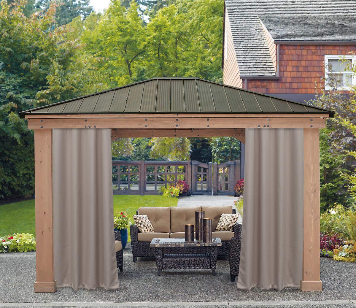 Cross Land Outdoor Shades For Patio Beach Home Thermal Insulated