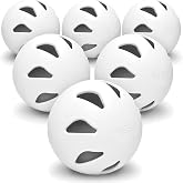 GoSports LotBall AIR Plastic Baseballs - 6 Pack