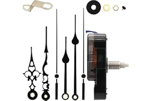 TIKROUND Youngtown 12888 Step Quartz Movement Repair Part with Hour Trigger Switch.1/8 Inch Maximum Dial Thickness, 3/4 Inch Total Shaft Length.