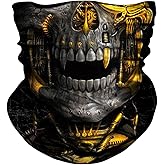 JOEYOUNG 3D Face Sun Mask, Neck Gaiter, Headwear, Magic Scarf, Balaclava, Bandana, Face Mask, Hunting, Running, Motorcycle