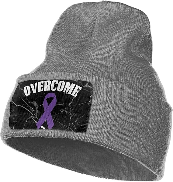 shenguang Pancreatic Cancer Awareness Skull Cap Men Women