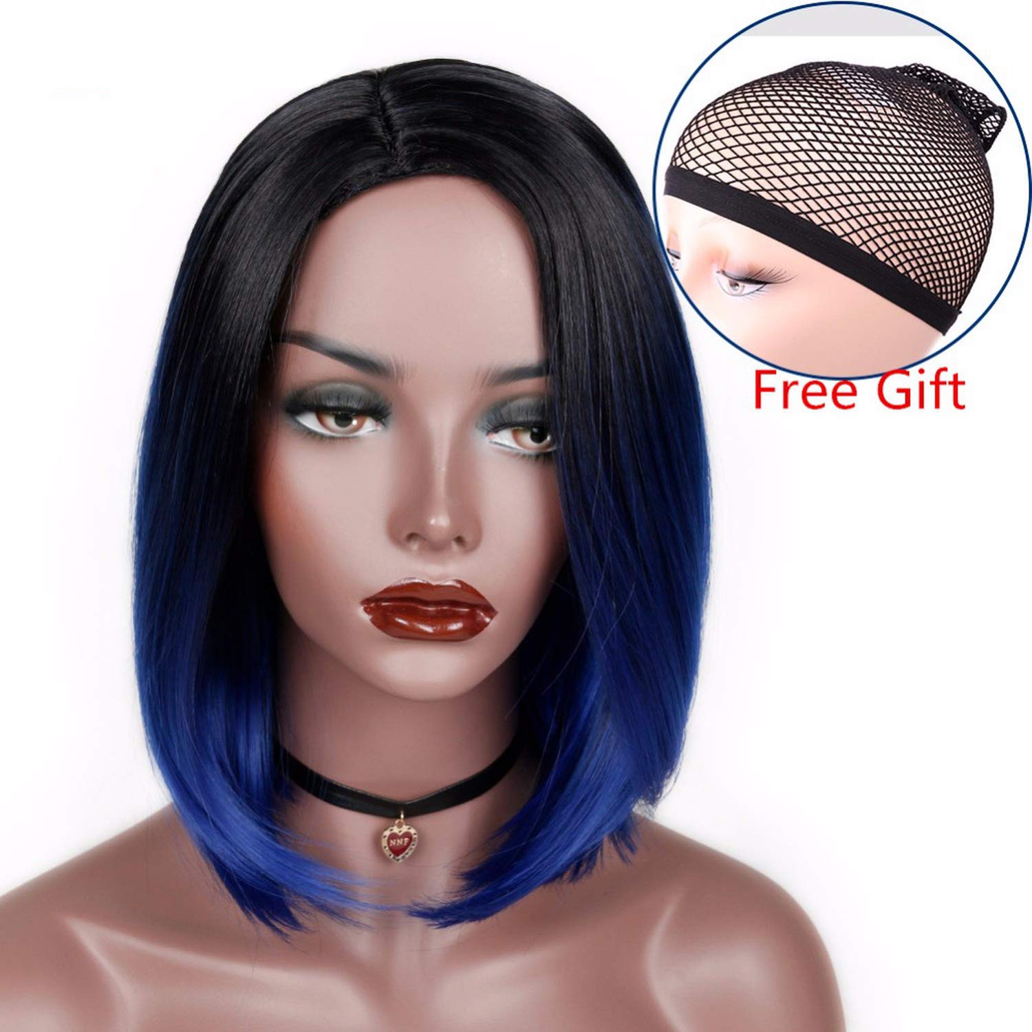 Amazon Com High Temperature Synthetic Wigs For Women Mixed Color