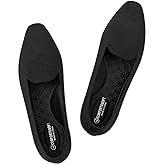 Frank Mully Women's Knitted Square Toe Flats Comfortable Loafer Shoes Office Work Shoes Lightweight