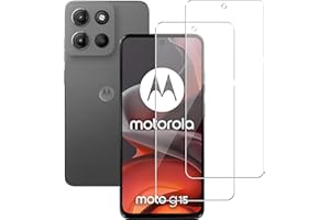 Murmure for Motorola Moto G05/G15/G15 Power/E15 Screen Protector, 2 Pack 9H Hardness Premium High-Sensitivity Tempered Glass 