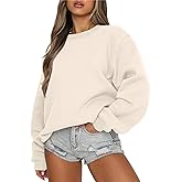ANRABESS Womens Sweatshirts Crewneck Fleece Oversized Pullover Sweater Spring Winter Cute Tops Teen Girls Preppy Clothes 2026