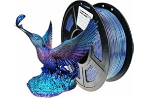 Stronghero3D PLA 3D Printer Filament 1.75mm,Sparkle Twinkling Filament,Glitter Galaxy Rainbow, Multi Colors, Accuracy +/-0.05mm Net Weight 1kg(2.2Lbs) for Bambulab P1P P1S H2D