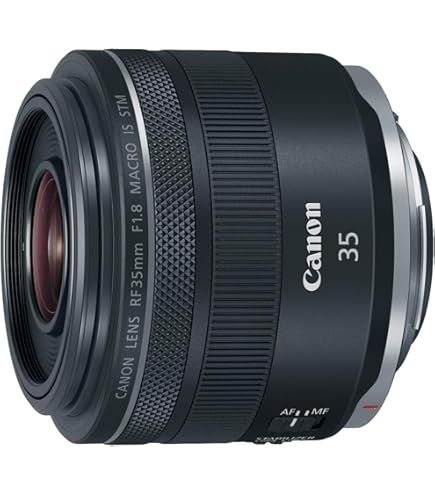 Amazon.com : Canon RF 35mm f/1.8 is Macro STM Lens, Black