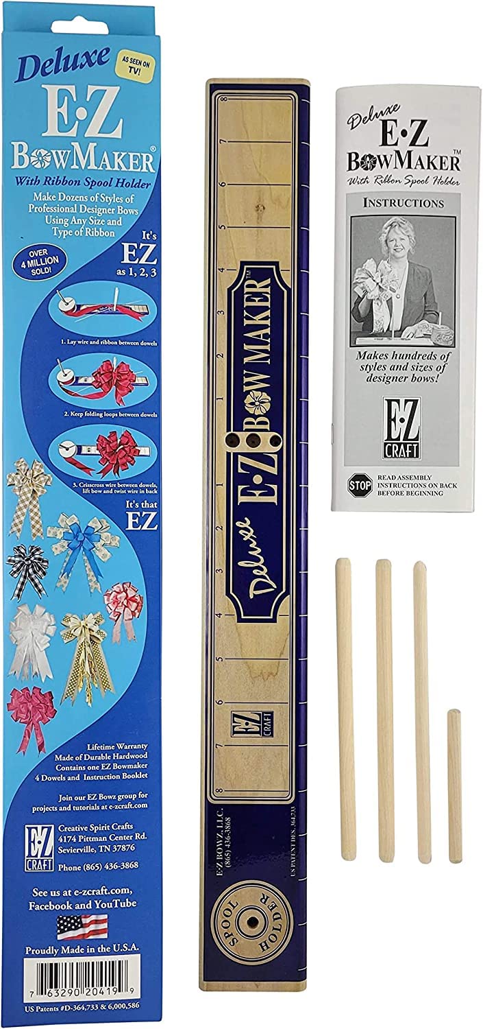 Photo 1 of ***(MISSING PARTS/ SEE NOTES)***Deluxe EZ BowMaker - Bow Making Tool - Crafting Bowmaker - Professional Designer Bow Maker - DIY Wreath Bows, Hair Bows, And More