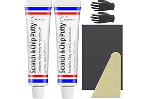 (2-Pack) Calvana Car Body Filler Repair Kit, Automotive Putty Scratch Filler, Quick-Drying Formula for Minor Touch-ups, Ideal for Car Paint Scratch Removal and Rust, Includes Repair Tools