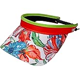 Fashion Fabric Coil Visor by: Glove It | Women's Adjustable Coil Visor – Margaritaville- UV 50 Protection Multicolor