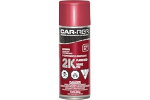 CAR-REP® 2K Epoxy Color Top Coat with Wise 2K Technology, Easy Application, High Coverage, Flame Red, 11oz Aerosol Can