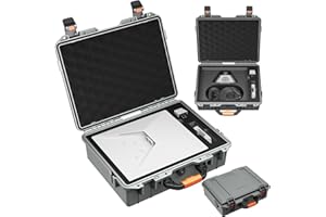 RVMARINEPAT Starlink Mini Case Hard Shell Travel Bag Grey,Waterproof Shockproof Protective Storage Box for Starlink Mini Accessories,Durable Portable Hard Case for Outdoor Camping and Hiking