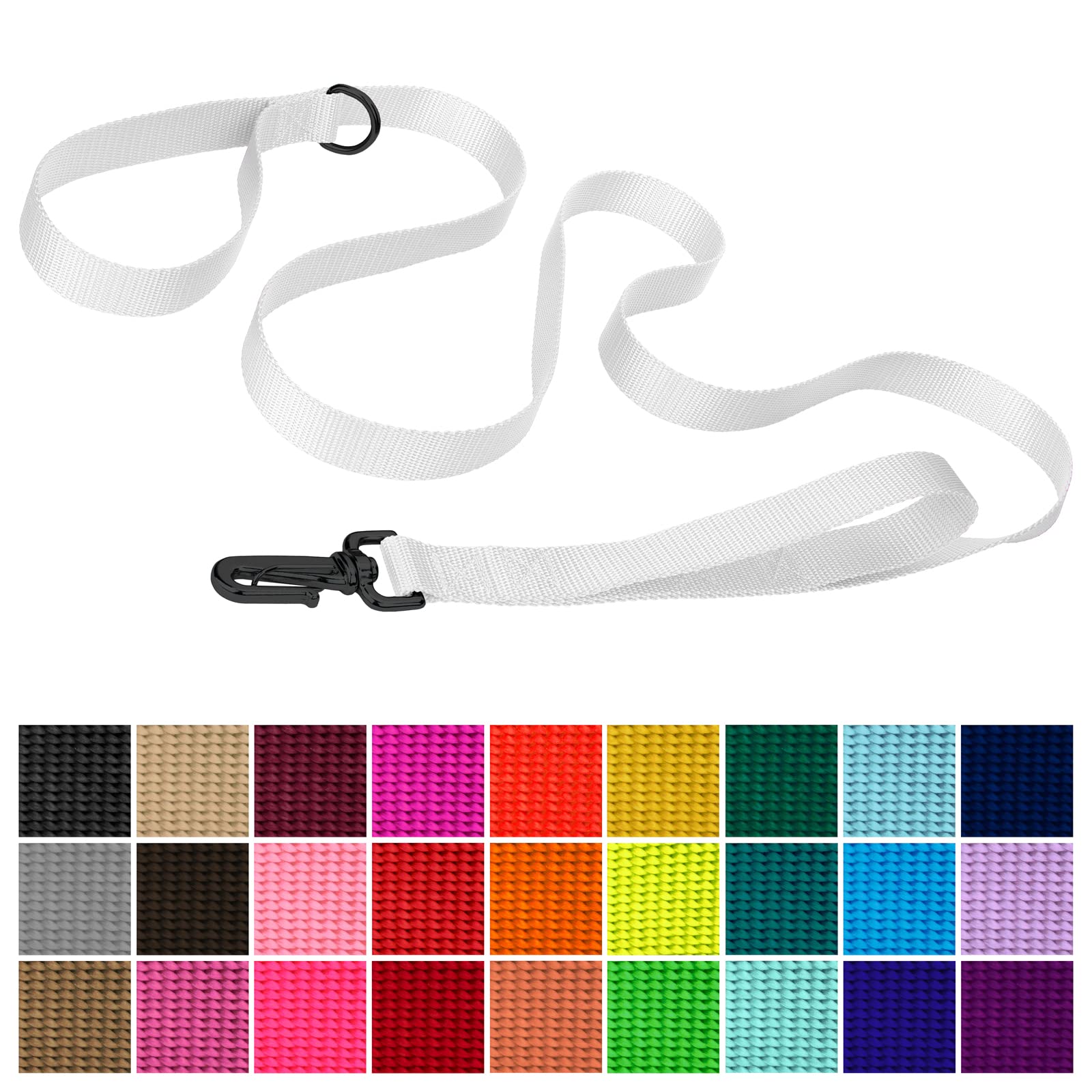 Country Brook Petz - Deluxe Nylon Dog Leash with