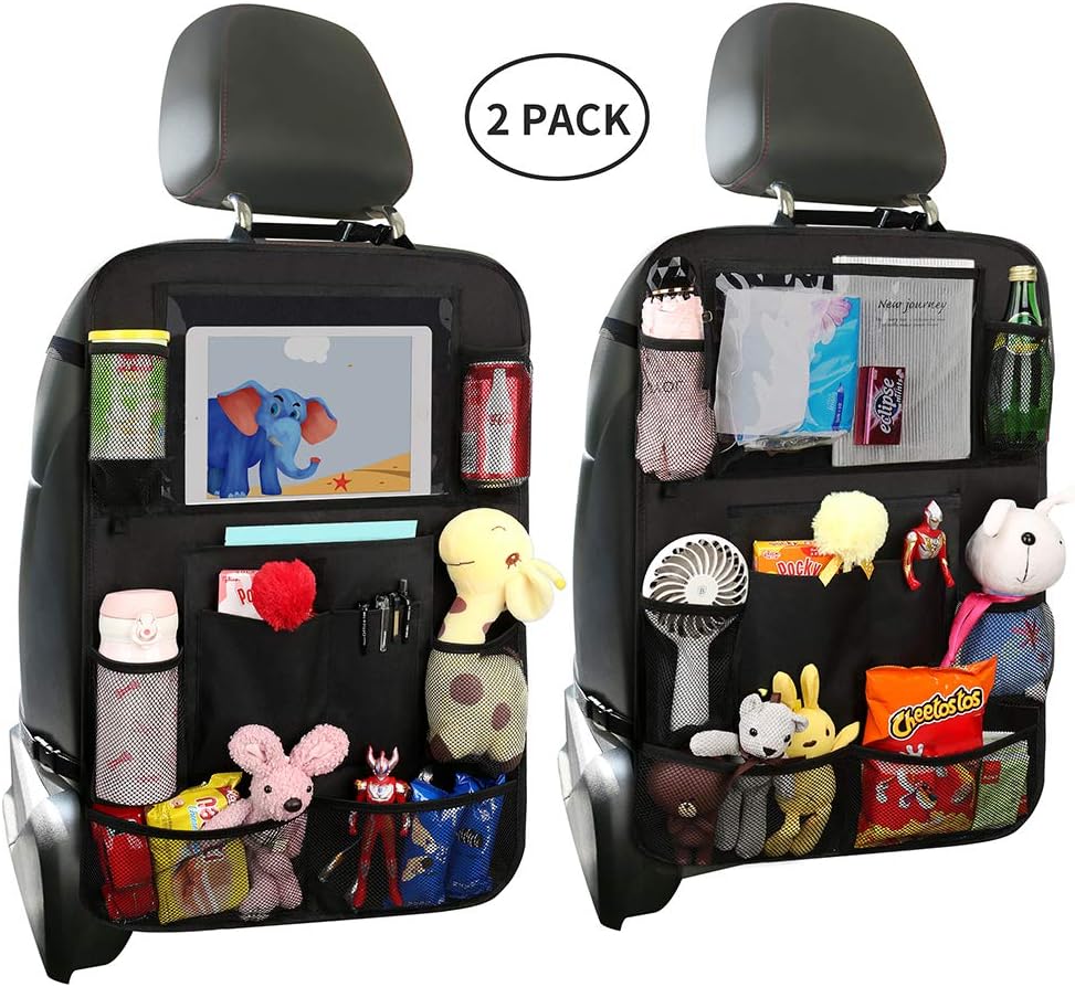 Gature Car Organizer Backseat with Touch Screen (Blue)