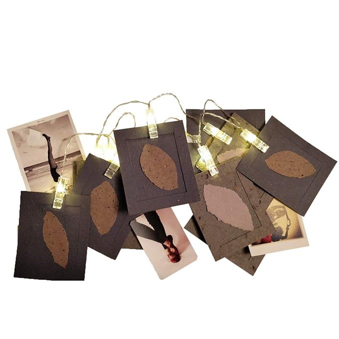 String and Clip on Lights for Your Memories - Make New Memories, pin up The Old!