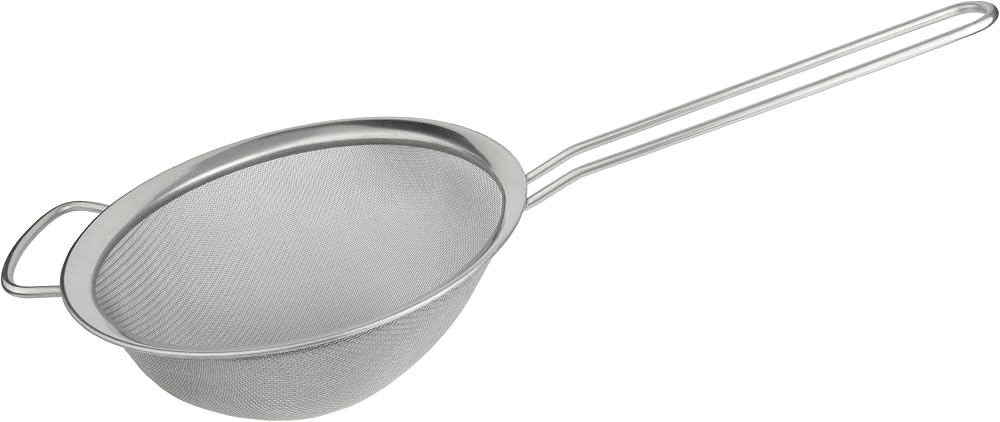 Grunwerg ST-3008 Fine Mesh Strainer 8 Inch Stainless Steel