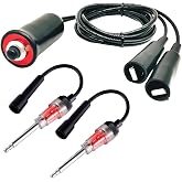 VCC 2-in-1 Engine Remote Starter Switch &amp; Ignition Spark Tester Kit - Heavy Duty Remote Start Tool with Spark Plug Diagnostic Checker for Automotive Car Truck Motorcycle Lawn Mower Engine Repair