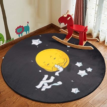 Gz Teppich Runde Teppich Cartoon Kinder Decke Wohnzimmer