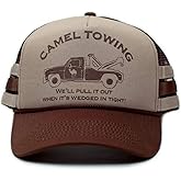 Camel Towing Co. Funny Hat Humor Rude Brown/Tan Cap Truckers