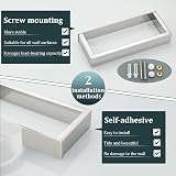 SAYAYO Towel Holder Wall Mounted Chrome 20 cm SUS304 Stainless Steel view 6