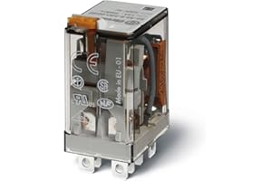 Finder 56.32.8.120.0040 DPDT 12A, 120V AC Coil, AgNi Contact, Miniature Power Relay