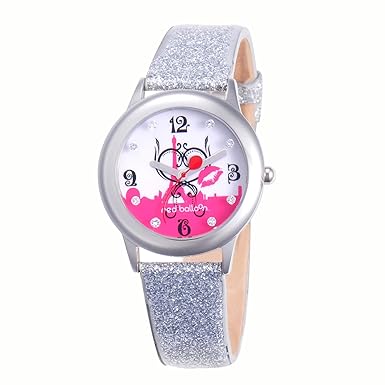 Red Balloon Girls Stainless Steel Tween Glitz Silver Watch