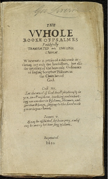 Bay Psalm Book First Printed In 1640 In Cambridge Massachusetts Kindle Edition By Day Stephen Jose Antonio Garcia R Religion Spirituality Kindle Ebooks Amazon Com