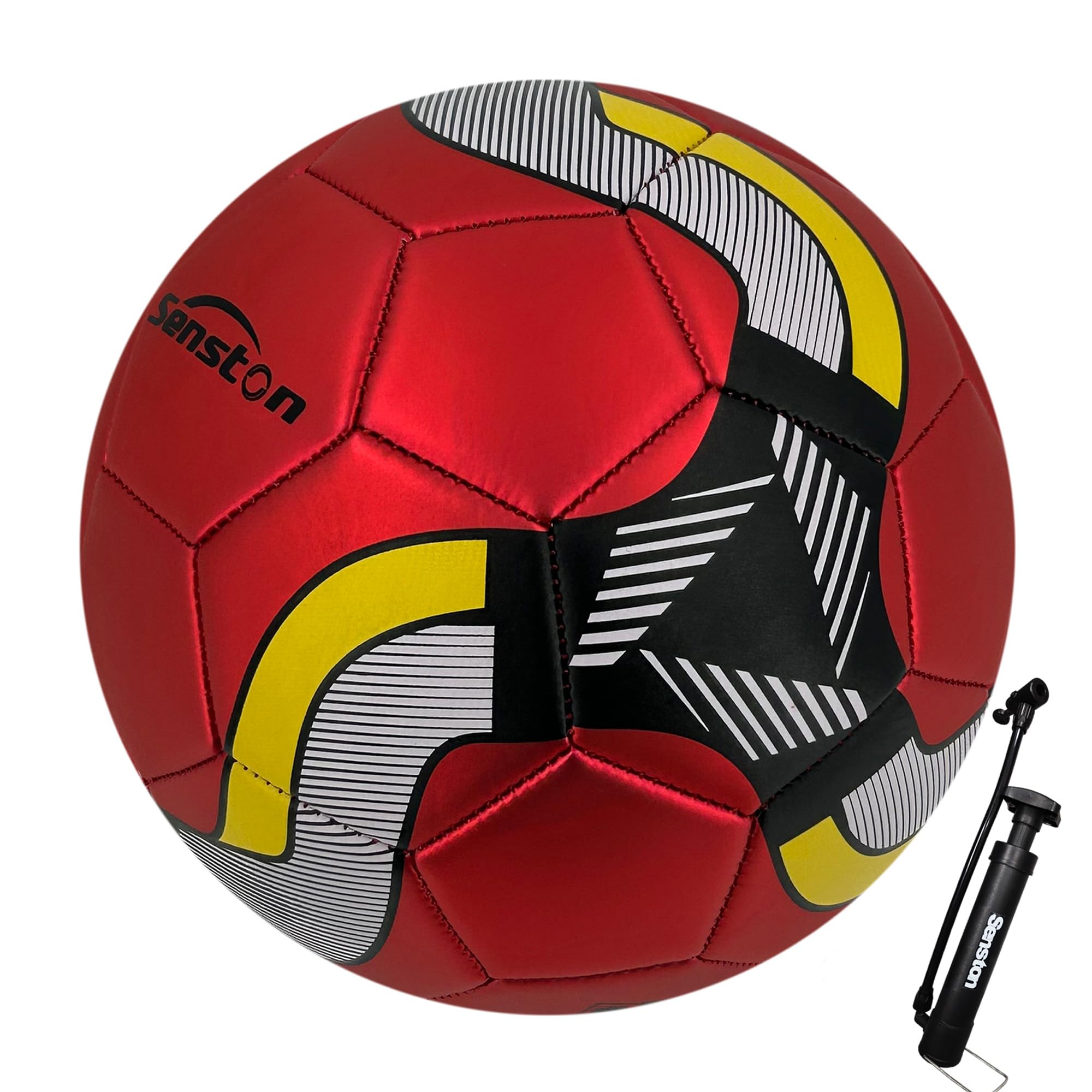 Senston Football Size 5 Matte PU Excellent Touch Soccer ball for Training Match Use