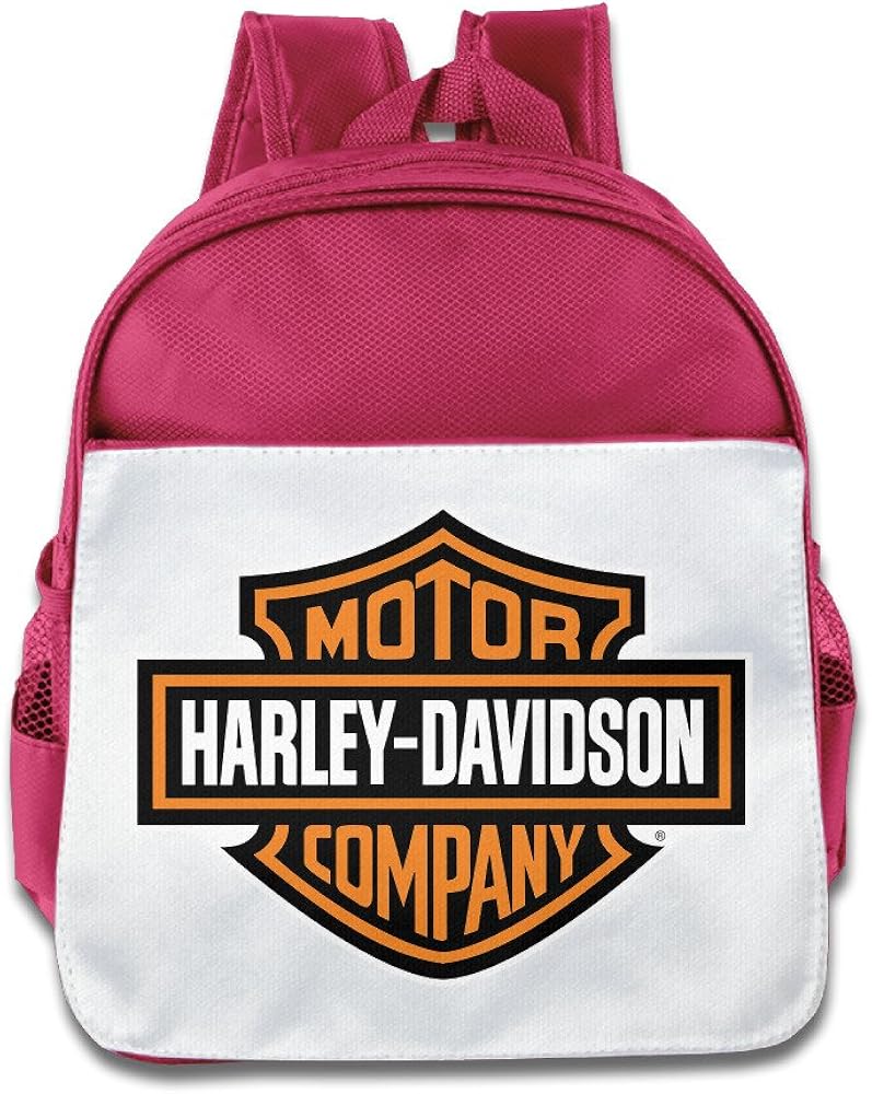 MNPLI Harley Davidson Logo Boys Girls BackPack School Bag Kids' Backpacks