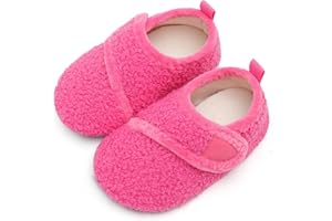 Lisdwde Kids Winter Indoor Household Shoes Toddler Boys Girls House Slippers Warm Socks for Kids