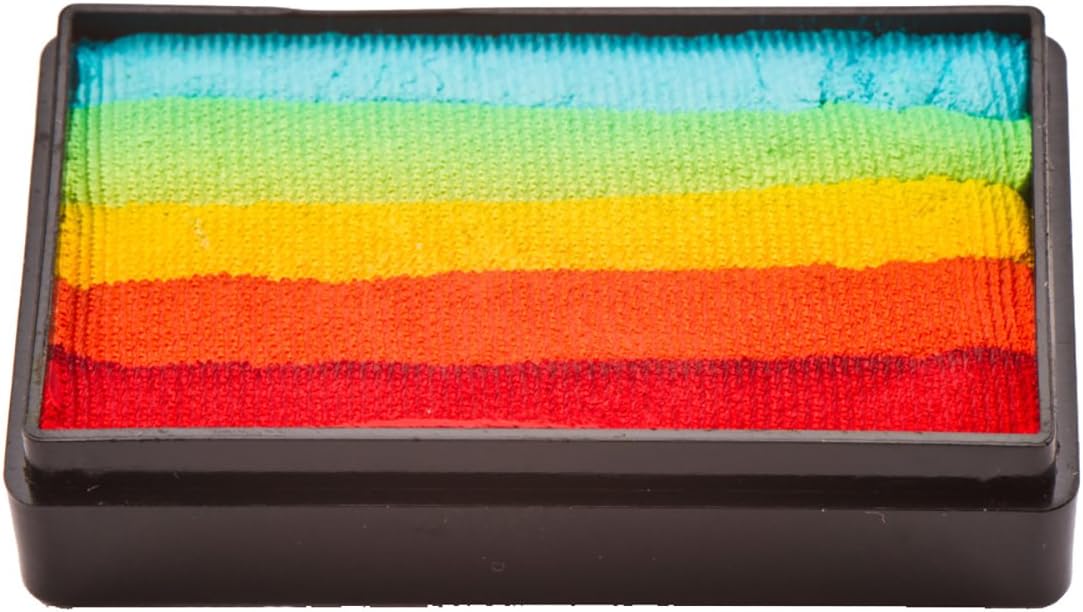 Cameleon Professional Face & Body Paint Colorblock (Rainbow Wow)