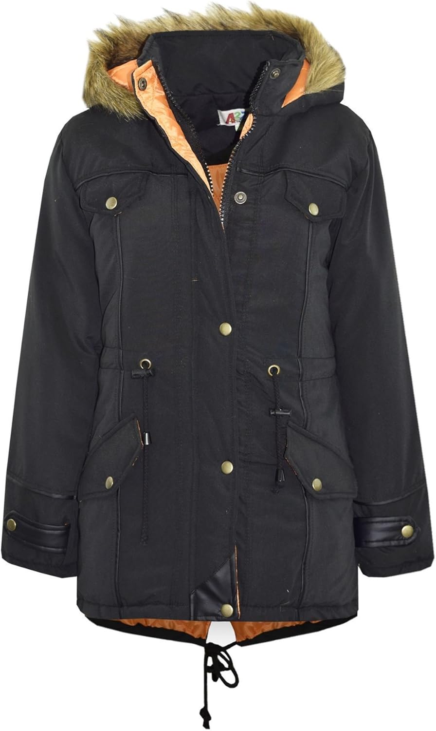 long black parka