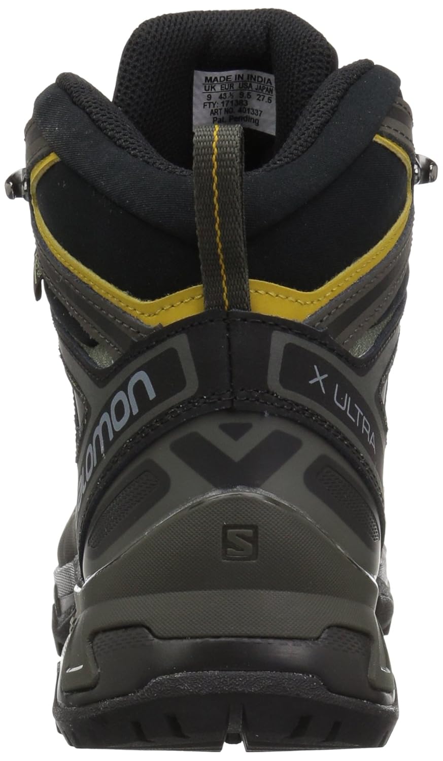 salomon l40133700 x ultra 3 synthetic hiking boots, adult (grey)