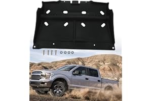 ELITEWILL Engine Splash Shield Guard Underbody Cover Panel ML3Z-7222-D with Mounting Screws Compatible with 2015-2024 Ford F150 Gas Engine JL3Z-7222-C, Not Fit for Raptor or 3.0L Diesel