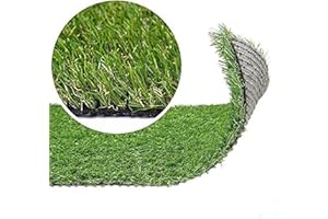 Goasis Lawn Artificial Grass Turf Lawn, 0.8inch Realistic Synthetic Grass Mat, Indoor Outdoor Garden Lawn Landscape for Pets,Fake Faux Grass Rug W/ Drainage Holes 3.3 FT x5 FT(16.5 Square FT)