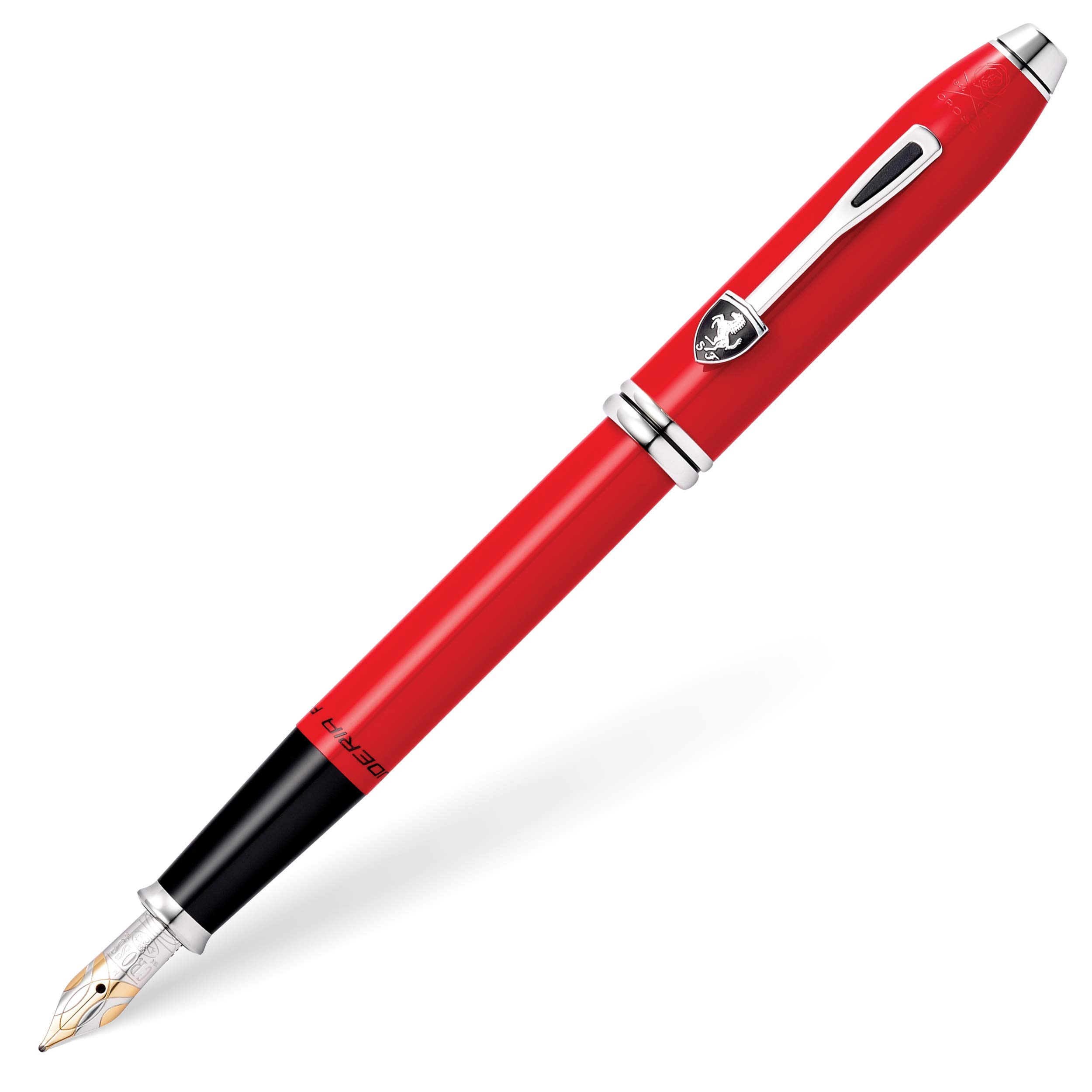 Cross Ferrari Townsend Fine Nib Fountain Pen - Corsa Rose/Rhodium