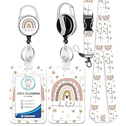 HAKUNEI Be Kind Bohemian Lanyards for ID Badges