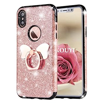 Kouyi Iphone Xs Max Hulle Luxus Glitzer Mode Amazon De Elektronik